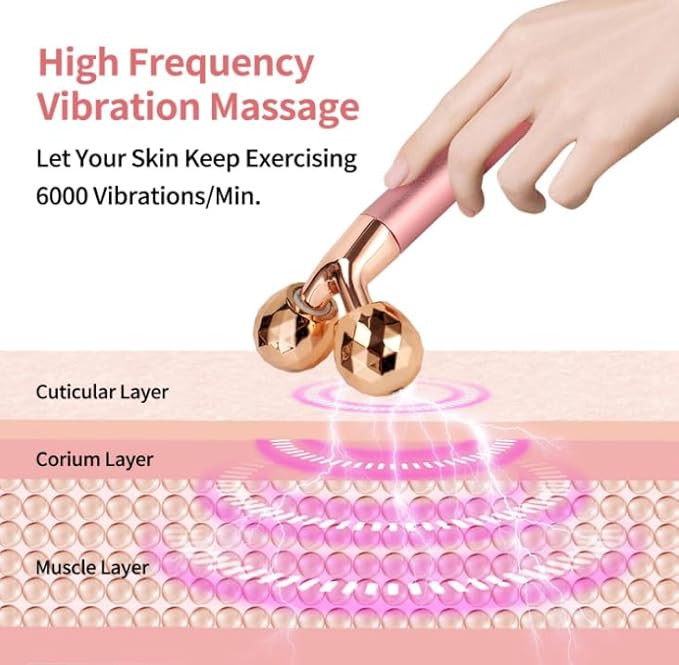 7pcs Facial Jade Roller and Gua Sha Kit, 100% Natural Jade Stone Face Massager - Image 3