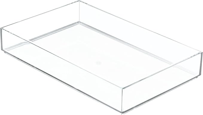iDesign Clear Drawer Organizer, Plastic Tray by iDesign