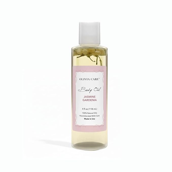 Olivia Care Jasmine Gardenia Body Oil Vegan & Natural Oil by OLIVIACARE