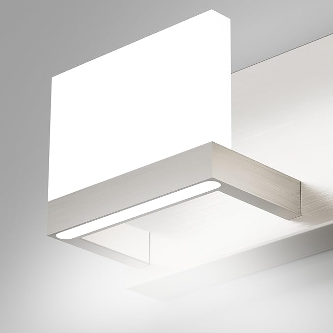 Tipace 4 Lights LED Modern Vanity Light Brushed Nickel Bathroom Lighting - Image 2