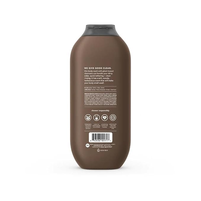 Method Men Body Wash, Sandalwood + Vetiver, Paraben and Phthalate Free - Image 2