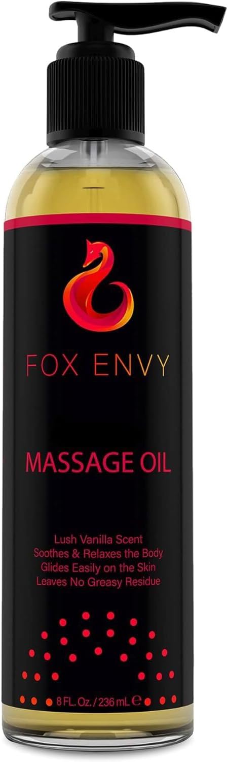 Body Massage Oil: Massage Oil for Massage Therapy, Premium Massaging Oil-Lush by Fox+Envy
