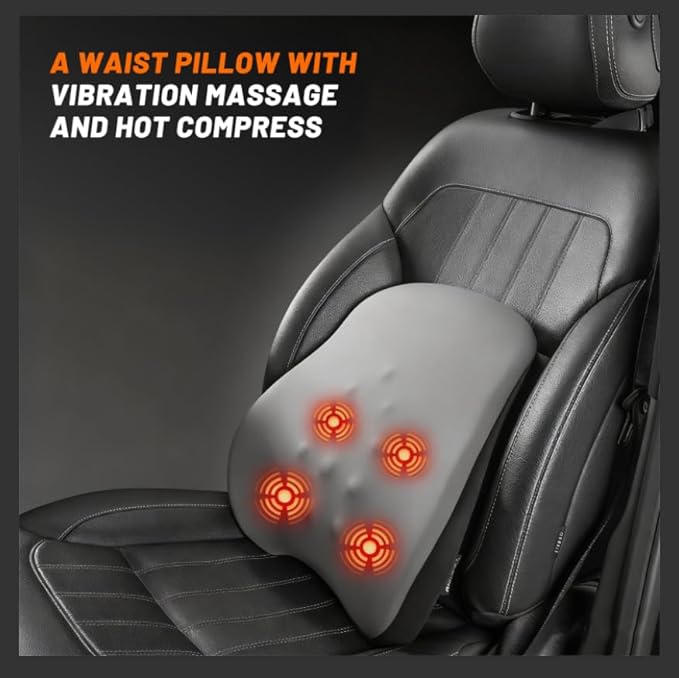 Lumbar Support Pillow for Office Chair Lumbar Support Pillow for car Heated - Image 2