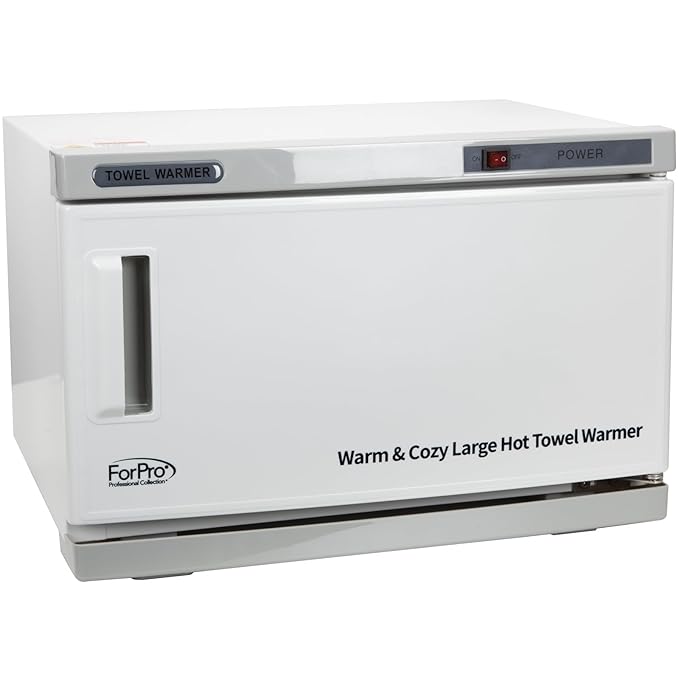 ForPro Warm & Cozy Hot Towel Warmer, Large 16L Capacity Cabinet, Stainless - Image 2