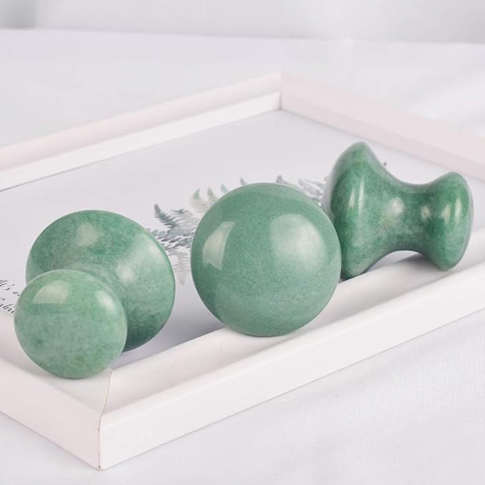 Jade Gua Sha Massage Tools Facial Tool Natural Green Gua Sha Anti Aging Facial - Image 6