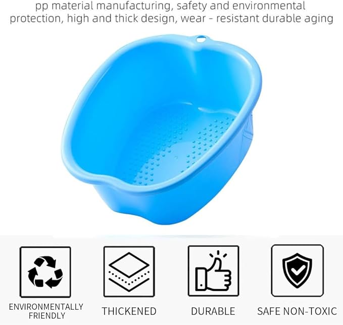 Foot Soaking Tub Sturdy Soaking Feet Bucket Large Size Foot Basin Thickened - Image 5