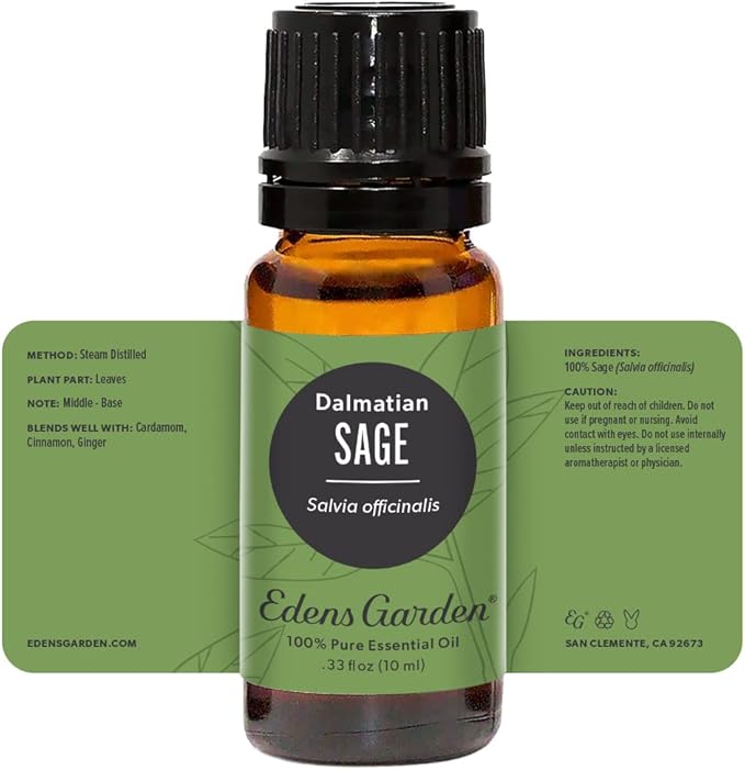 Edens Garden Sage- Dalmation Essential Oil- 100% Pure Premium Grade, Therapeutic - Image 9