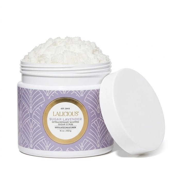 LALICIOUS Sugar Lavender Exfoliating & Moisturizing Body Scrub | Sugar & by LALICIOUS