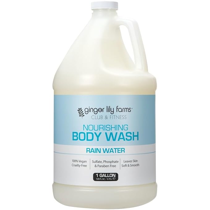 Ginger Lily Farms Club & Fitness Nourishing Body Wash, 100% Vegan & Cruelty-Free by GingerLilyFarms