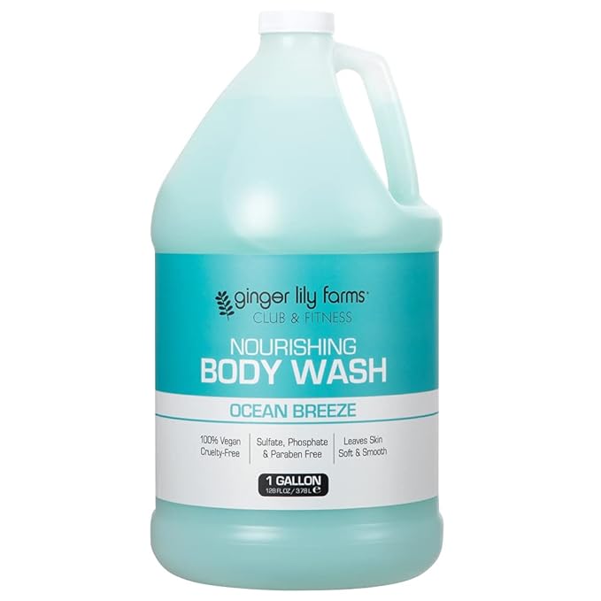 Ginger Lily Farms Club & Fitness Nourishing Body Wash, 100% Vegan & Cruelty-Free - Image 2