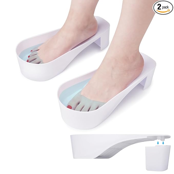 Yokilly Toe Nail Soaking Bowl, Shoe Design Foot Bath Soak Tub Bowl, Acetone by Yokilly