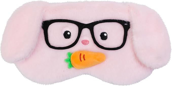 PERFECTSIGHT Sleep Eye Masks, Cute Plush Sleep Eye Cover Lightweight Adjustable by PERFECTSIGHT