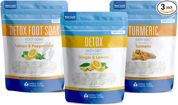 Detox Bath Bundle Detoxifying Soaks by BetterBathBetterBody