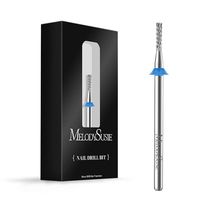 MelodySusie 1.8mm Inverted Tapered R Cut Nail Drill Bit, Professional Safety by MelodySusie
