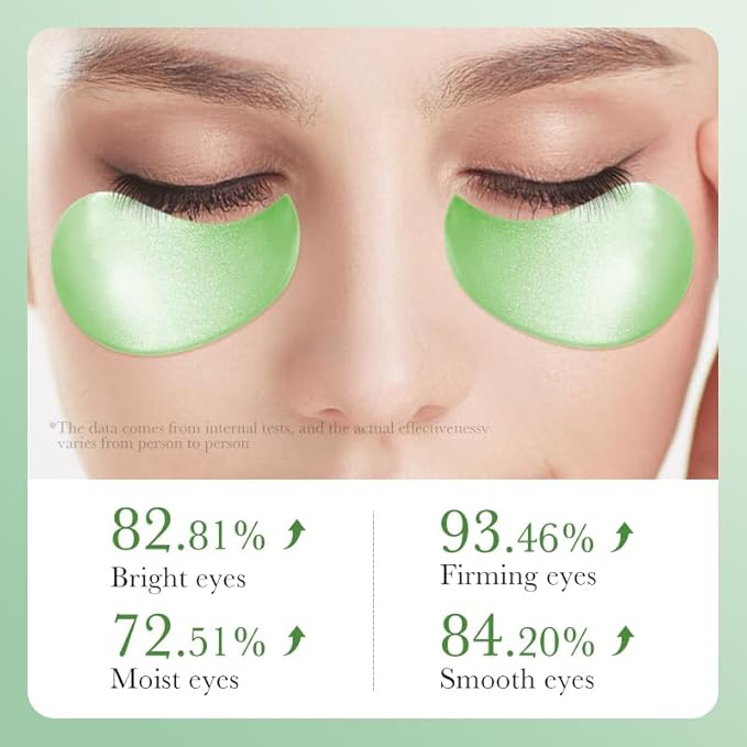 Aero Zen Aloe Vera Eye Mask- 60 PCS Aloe Vera Under Eye Patches-Under Eye - Image 5