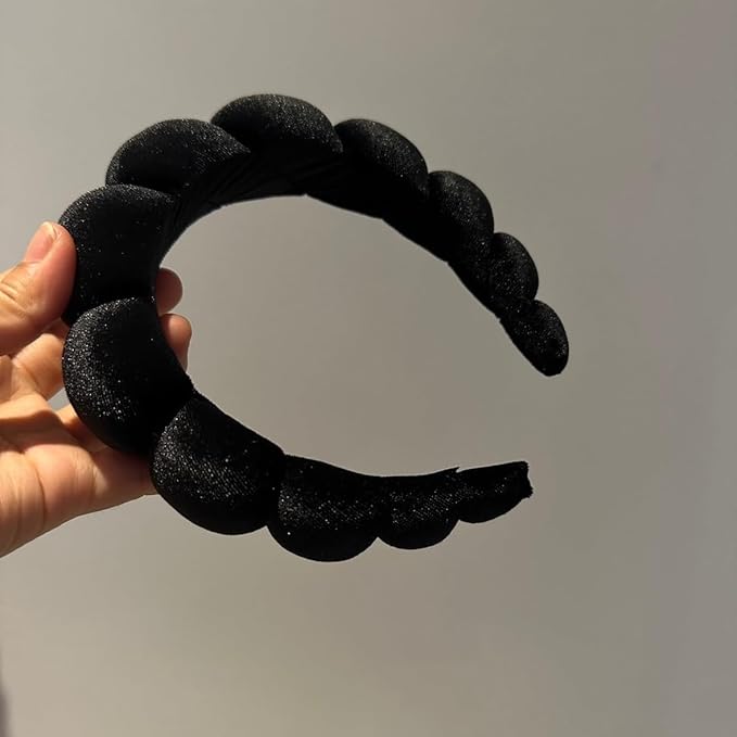 Fashion Headbands for Women Padded Fabric Hair Bands Wide Velvet Non Slip - Image 5