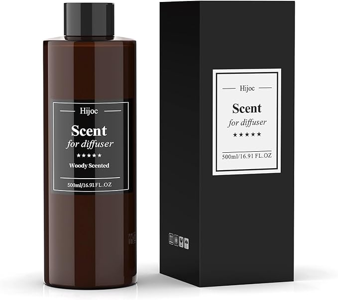 Woody Scent for Hotel Essential Oil for Waterless Diffuser Refill Fragrance by Hijoc