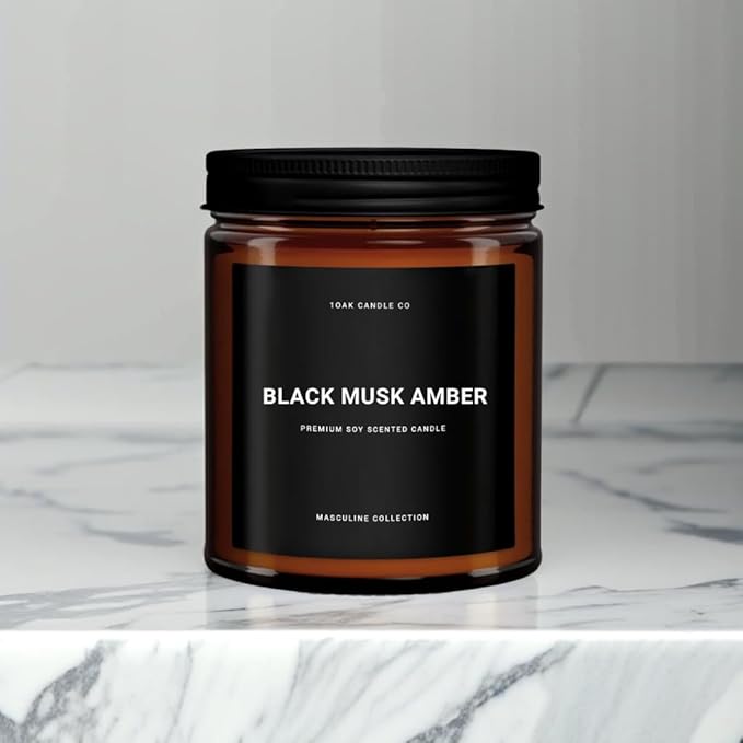 1OAK Black Musk Amber Candle - Image 5