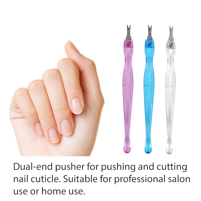 Color Practical Nail Art Tools Pedicure Cuticle Trimmer Remover Pusher Dead - Image 4