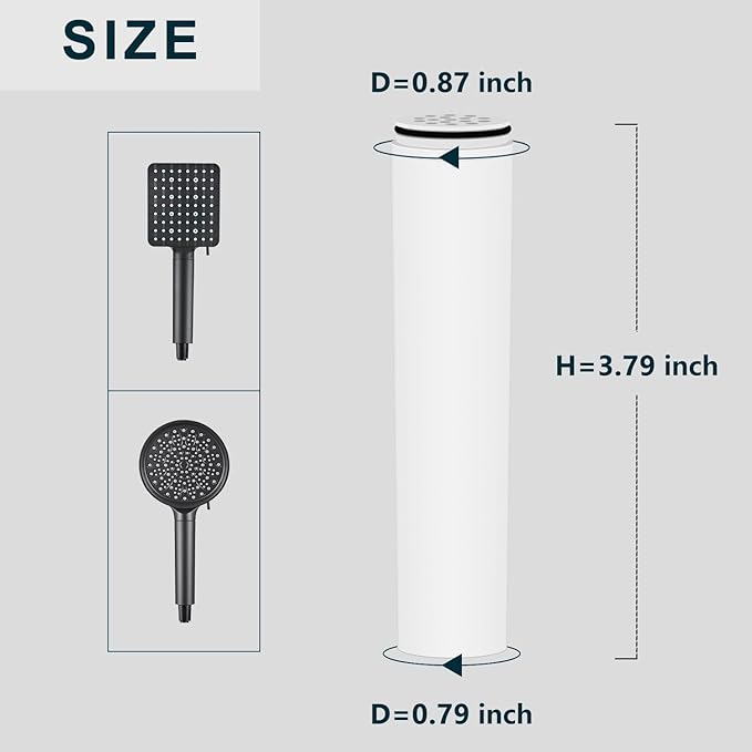 AWO 2 PACK Replacement Shower Head Filter Cartridge Compatible - Image 6