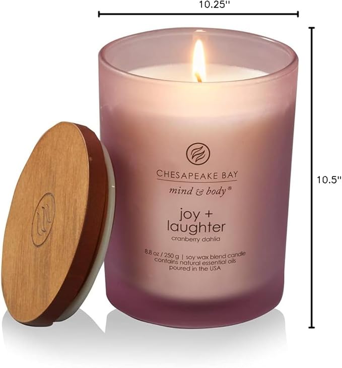 Chesapeake Bay Candle Medium Jar Candles | Joy + Laughter and Confidence + - Image 6