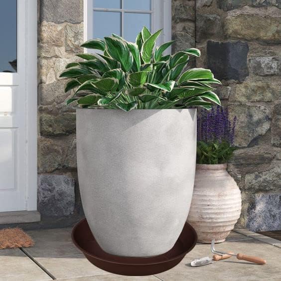 2 Pack of 18 19 inch Plant Saucer Drip Tray, 17 19 21 23 25 27 inch Heavy Duty - Image 5