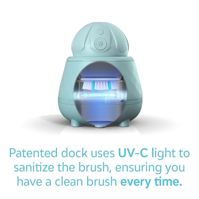 Tao Clean Ona Diamond Orbital Facial Brush and Cleansing Station – Robin's Egg - Image 3