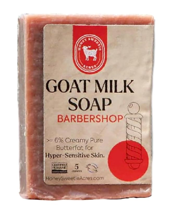 Honey Sweetie Acres Barbershop Goat Milk Soap by HoneySweetieAcres