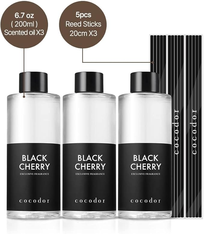 COCODOR Reed Diffuser Oil Refill/Refreshing Air/6.7oz/3 Pack/Aroma Therapy - Image 3