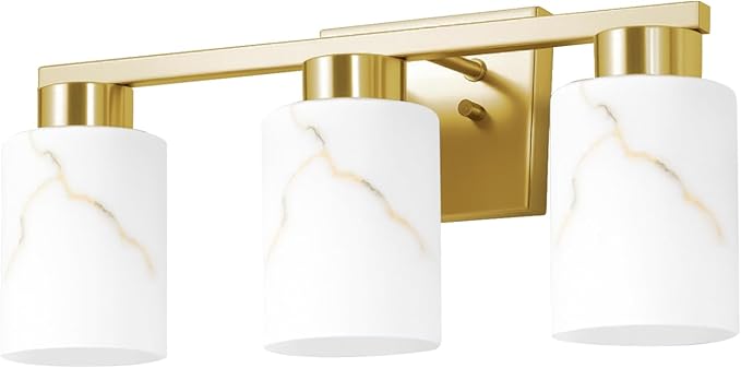 3-Light Bathroom Light Fixtures, Modern Vanity Lights, Living Room, E26 Base - Image 8