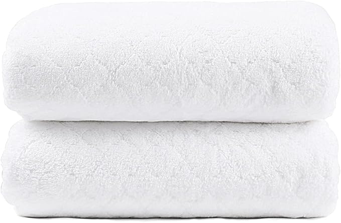 JML Microfiber Bath Towels Set of 2, 30 in x 60 in, Ultra Soft, Super Absorbent - Image 2