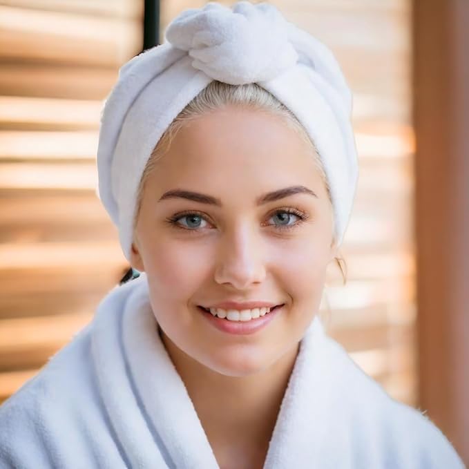 Yobee Luxurious Microfiber Hair Towel Wrap by ProbioticHairScalpSkinCare