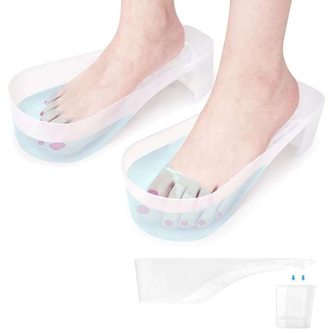 Yokilly Toe Nail Soaking Bowl, Shoe Design Foot Bath Soak Tub Bowl, Acetone by Yokilly