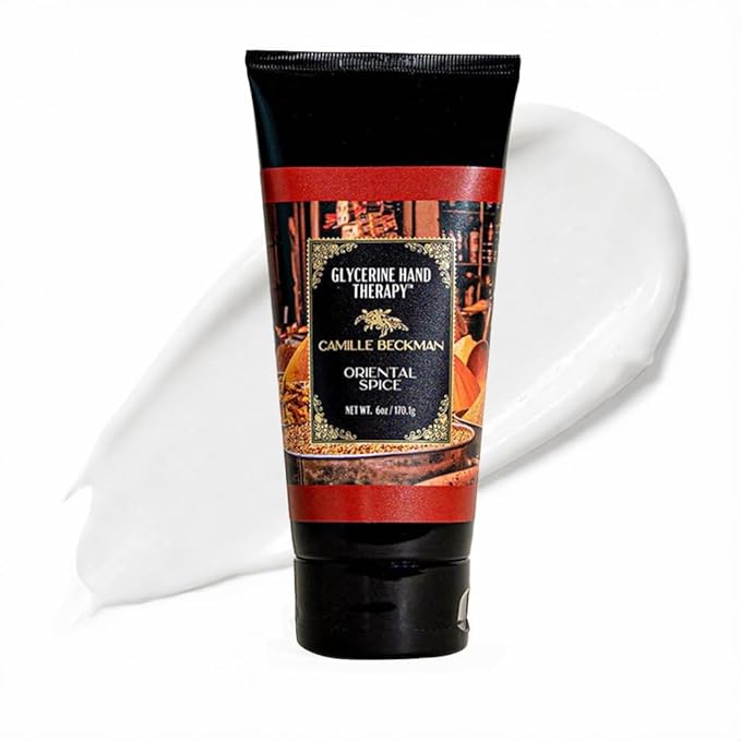 Camille Beckman Glycerine Hand Therapy Cream, Oriental Spice, 6 Ounce by CamilleBeckman