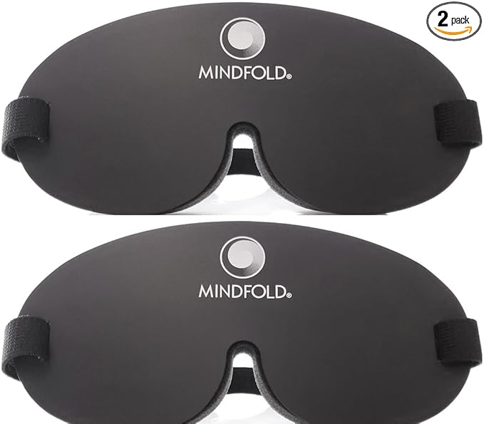 Mindfold Relaxation and Blackout Sleeping Mask 2-Pack by Unknown
