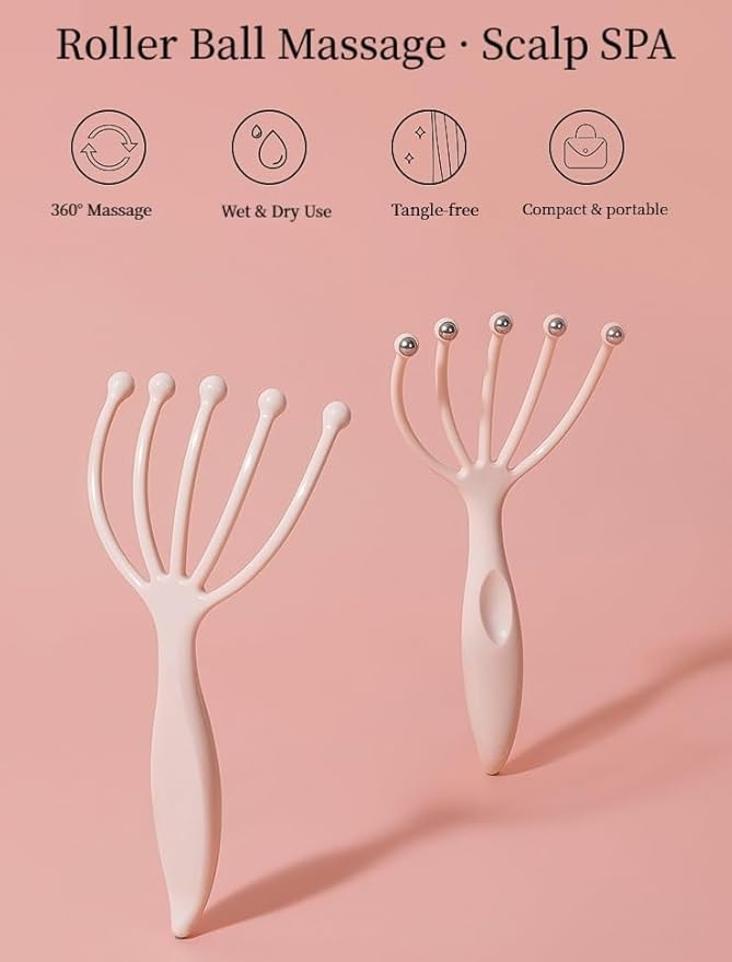 Scalp Massager & Gua Sha Tool Set - Image 4