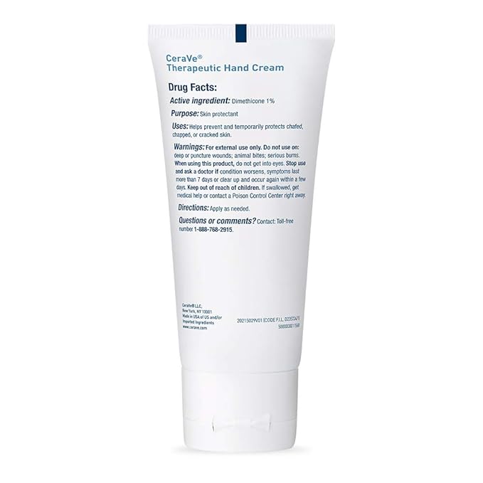 CeraVe Therapeutic Hand Cream for Dry Cracked Hands - Image 7