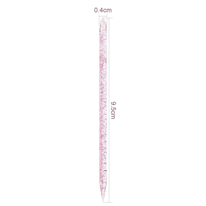 100Pcs Disposable Nail Sticks Double-End Nail Cuticle Pusher Remover Nail Care - Image 3