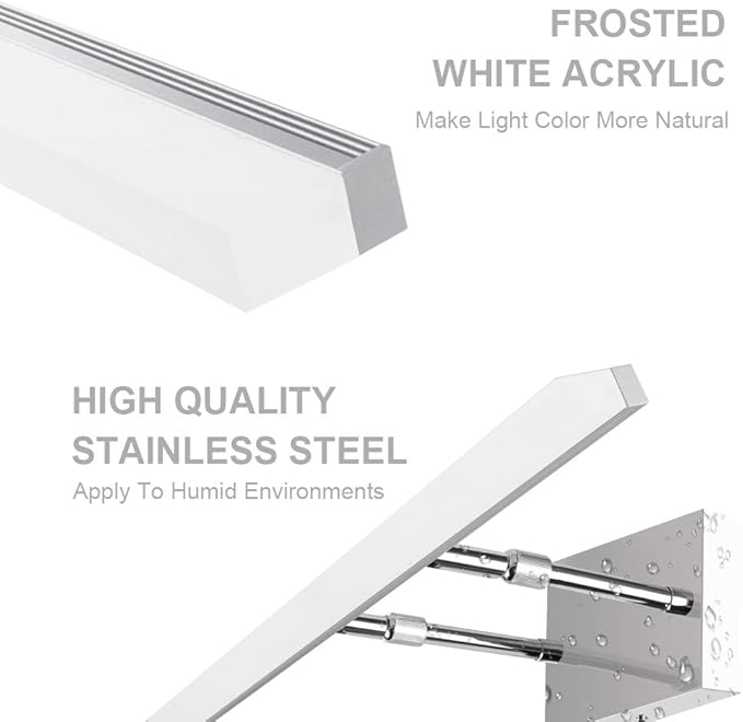 Aipsun 40 inch Modern LED Vanity Lights Adjustable Bathroom Light Fixtures Over - Image 6