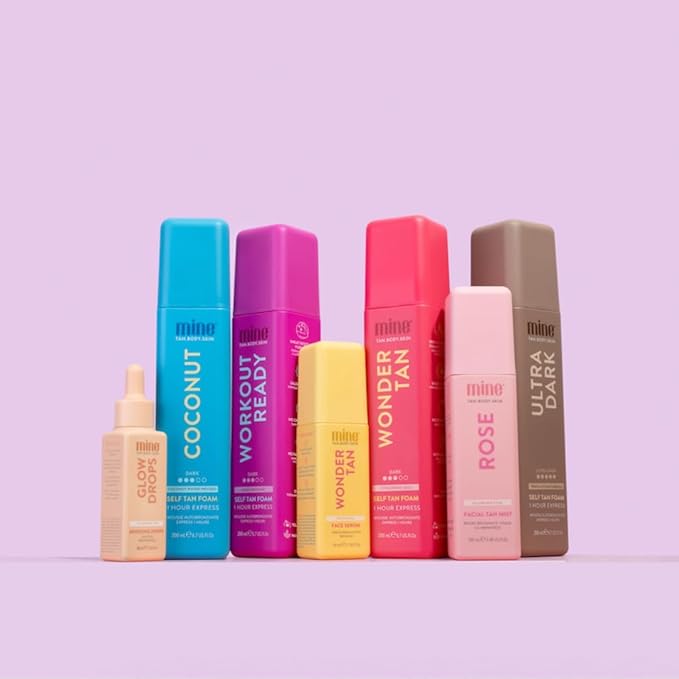 Minetan Clear Face Tan Mist | Blue Tansy Oil Infused Facial Self Tanning Spray - Image 9