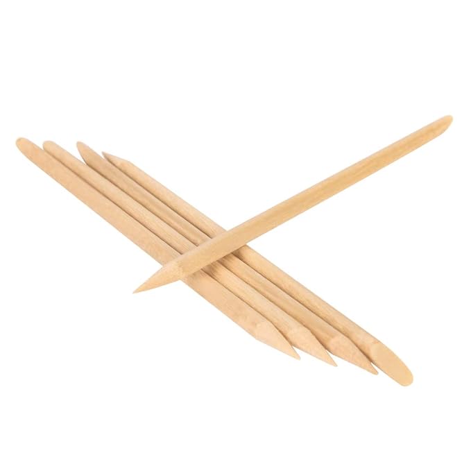 100PCS Orange Sticks for Nails 4.5 Inch - Image 2