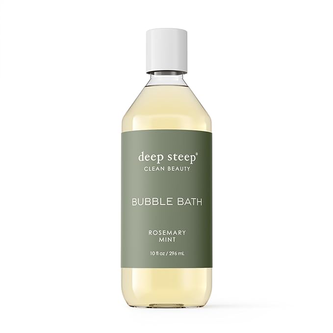 Deep Steep Bubble Bath, Rosemary Mint, 10 oz – Soothing Soak by DeepSteep