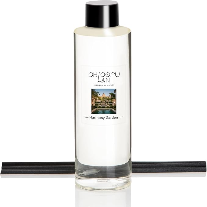 Chloefu LAN Harmony Garden Scented Oil Diffuser Refill 6.76 fl oz Crisp by ChloefuLANScentedCandles