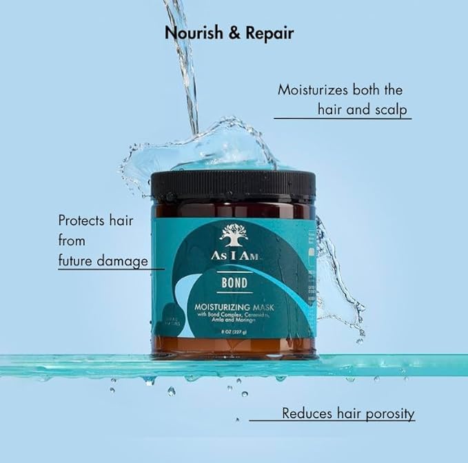 As I Am Bond Repair Hair Mask - 8 oz - Hair Repair Treatment - Image 4