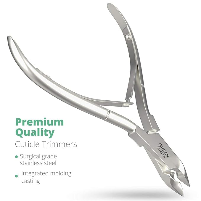 Professional Cuticle Trimmer Nail Cuticle Cutter Stainless Steel Cuticle Nippers - Image 4