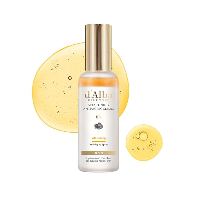 d'alba Piedmont Vita Toning Anti-Aging 8% Spray Serum, Dual-Layer Oil & Serum by dalbaPiedmont