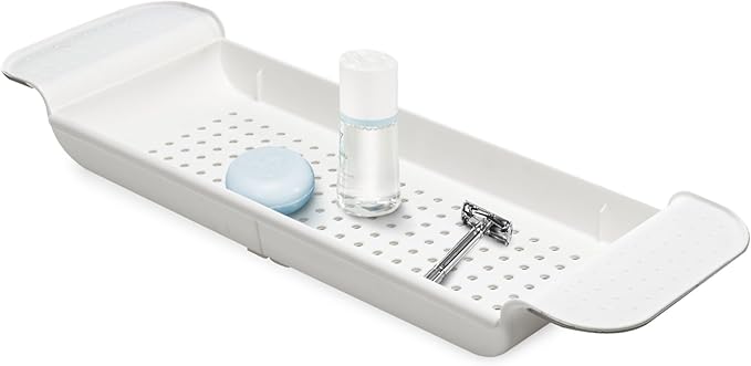 madesmart Expandable Bath Shelf, Adjustable Bathtub Tray by madesmart%C2%AE