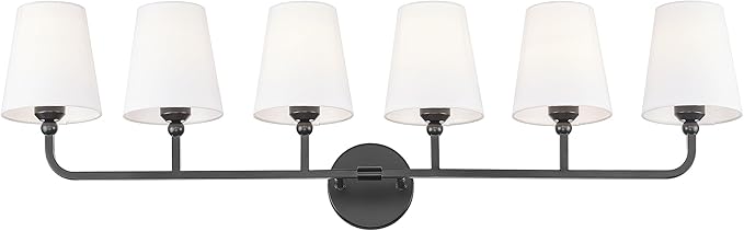Bathroom Light Fixtures, 42 Inch Matte Black Vanity Lights by Metwet