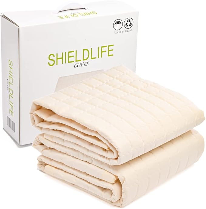 100% Cotton Full Mattress Pad/Blanket, Also can be Used as Cover by ShieldLife by ShieldLife