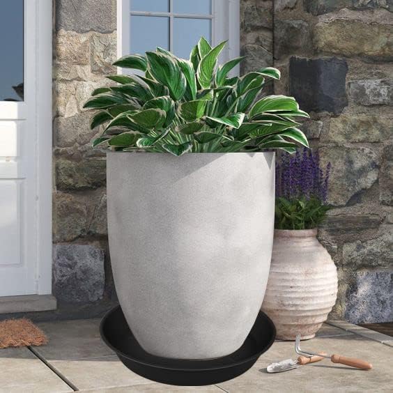 2 Pack of 25 26 inch Plant Saucer Round, 4.2" Depth Tray, Large Plant Saucers - Image 7